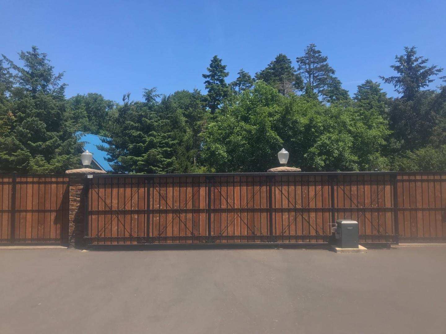 Wood fence replacement