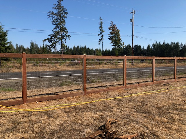 Specialty wood fencing